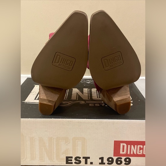 Dingo Classy N Sassy Women’s Western Boot Fuchsia Suede  - Picture 8 of 12